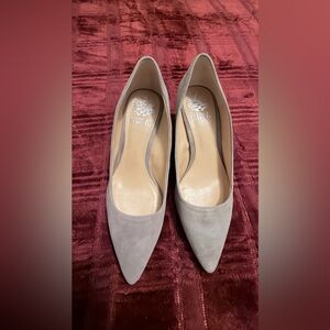 Vince Camuto Suede Gray Heels